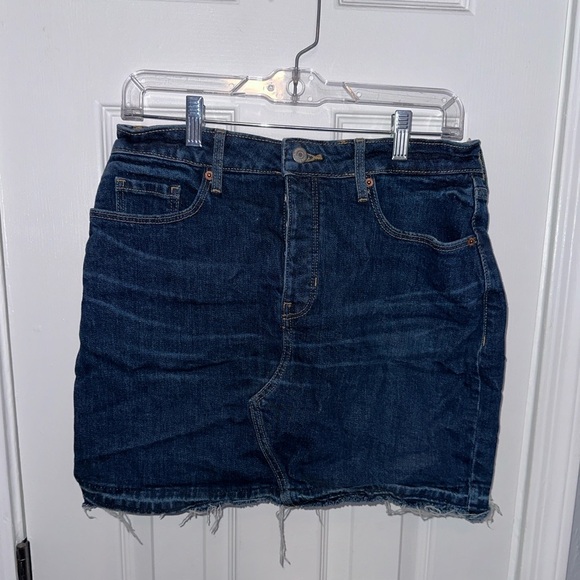 Old Navy Dresses & Skirts - Old Navy Dark Blue Denim Mini Skirt